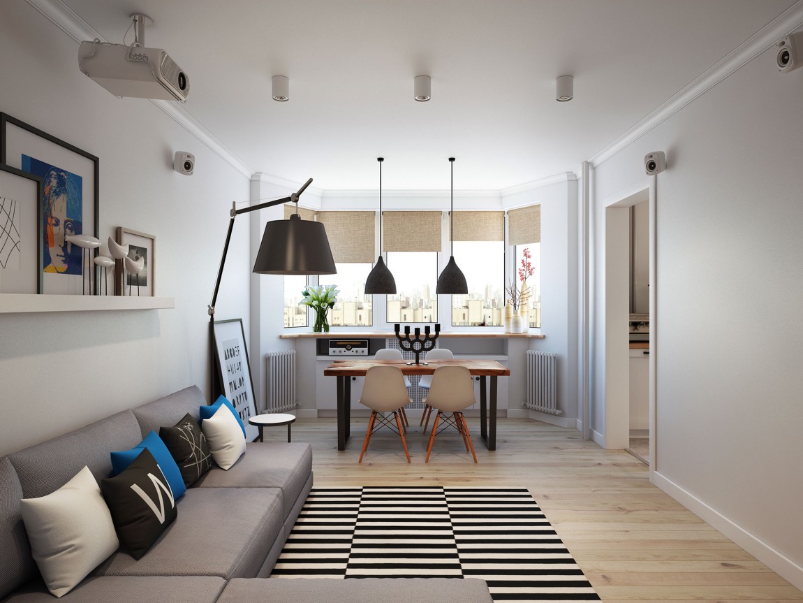 Idei de proiectare si decorare a apartamentelor mici - MDLPL