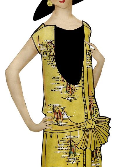 Rochie flapper din anii 1920